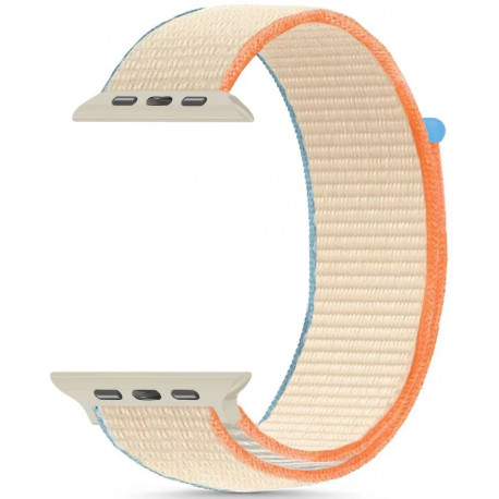 Tech-Protect kellarihm Nylon Apple Watch 40/41/42mm, cream