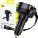 Baseus Enjoyment Pro autolaadija USB-C kaabliga, 60W (must)