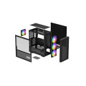 Deepcool | MID TOWER CASE | CH560 Digital | Side window | Black | Mid-Tower | Power supply included 