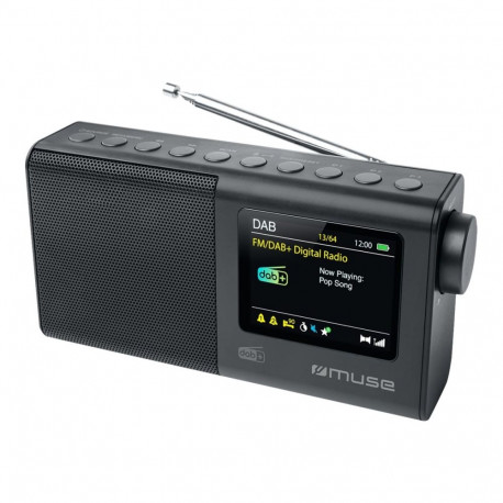 Muse M-117 DB kaasaskantav raadio AUX in must FM, DAB/DAB+