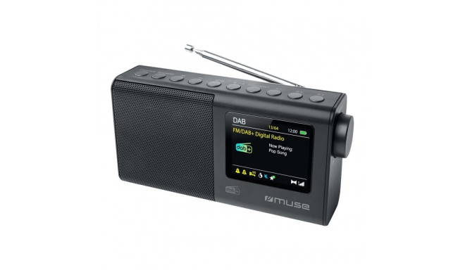Muse | Kaasaskantav Raadio | M-117 DB | AUX sisend | Must | Kaasaskantav | FM, DAB/DAB+