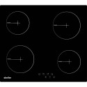 Simfer | Hob | H6.040.DECSP | Vitroceramic | Number of burners/cooking zones 4 | Touch | Black