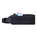 Sports Fanny Pack | BHR5226GL | Black | Polyester with Polyurethane Coating | YKK Zipper with water 