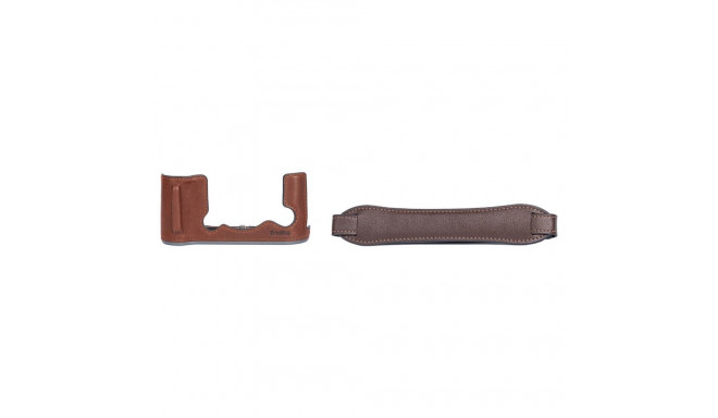 SmallRig 4710 Leather Half Case Kit for X T50 (Brown)
