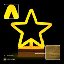 Neon Wood Stand LED STAR warm white FLNW04 Forever Light