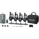 SARAMONIC WITALK9 WT4S 4-PERSON FULL-DEPLEX 1.9GHZ WIRELESS HEADSET INTERCOM SYSTEM W/ CARRY CASE