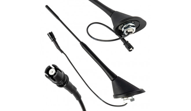 Antena samochodowa uniwersalna bat maszt ze wzmacniaczem raku-2 ant10 amio-04154