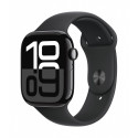 Watch Series 10 GPS + Cellular 46 mm Jet Black Aluminium Case with Black Sport Band - S/M