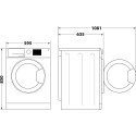 Washer-dryer FFWDD1076258SVEE