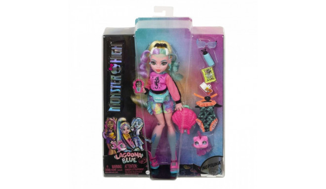 Monster High Lagoona Blue Doll With Pet And Accessories