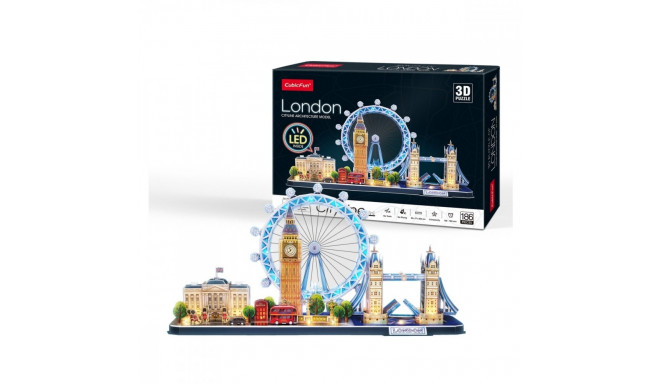 Puzzle 3D City line - London led