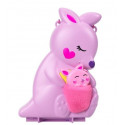 Polly Pocket Kangaroo figurine bag set