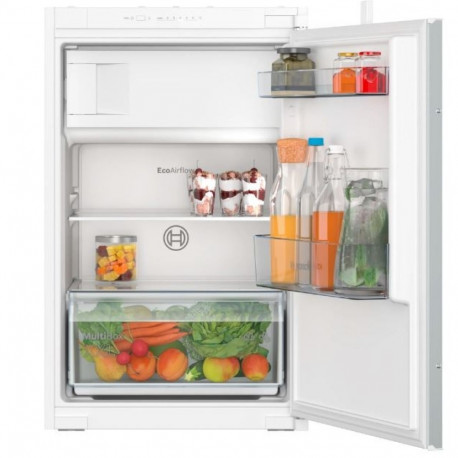 The Bosch Series 2 KIL22NSE0 is a built-in (integrated) refrigerator with a small i