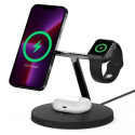 BOOST CHARGE PRO 3-in-1 wireless charging cradle MagSafe black