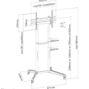 Mobile stand FL50-540BL1 37-70&#39;&#39; 50kg 100x100-600x400