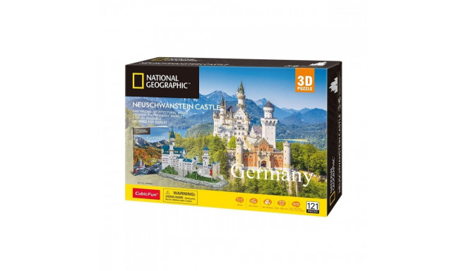 Puzzle 3D Neuschwanstein Castle National Geographic