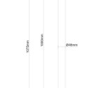 NS-EP100BLACK extension pole ceiling