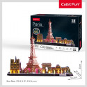 Cubic Fun Puzzle 3D LED City Line Paris