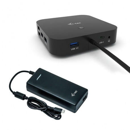 USB-C kahe ekraani dokkimisjaam Power Delivery 100 W + universaalne laadija 100 W
