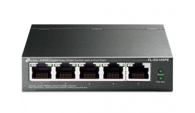 SG105PE Switch Smart 5xGb (4xPoE+)