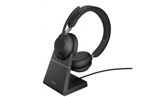 Product Summary: Jabra Evolve2 65 Wireless Stereo Headset with Charging Stand
