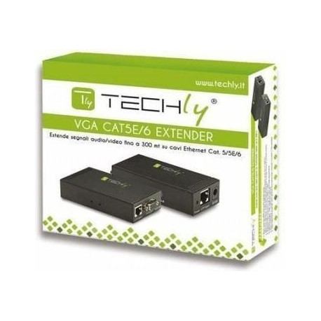 VGA extender up to 300m over Cat5e/6 network cable