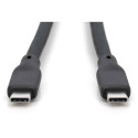 "Digitus USB-C 4.0 (ST-ST) 1m Anschlusskabel Silikon 8K 240W Schwarz"