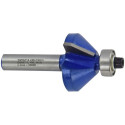 Chamfer cutter with ball bearing, 45x20 mm, 45°, 8mm shank