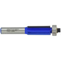 Trimming cutter with ball bearing, 12.7x25 mm, 8mm shank