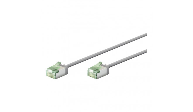 Goobay 74343 ülimalt paindlik CAT 8.1 patch-kaabel, õhuke, U/FTP, 0.15 m, hall