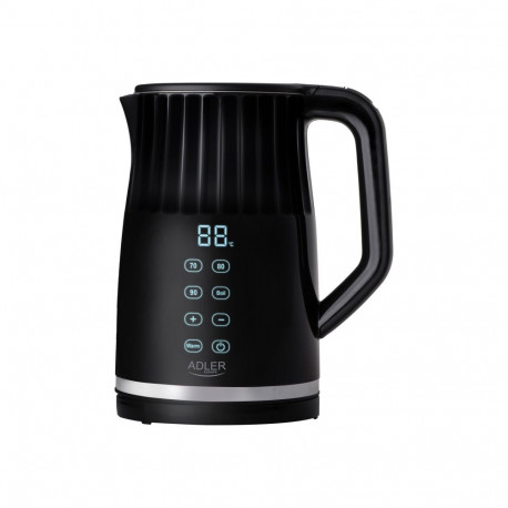 Adler veekeetja LED-ekraaniga AD 1350 elektriline 2200 W 1.7 L roostevaba teras 360° pöörlev alus mu