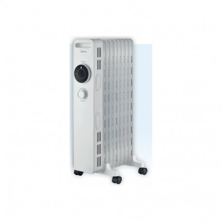 Midea NY2009-22M õlitäidisega radiaator 2000 W 3 võimsustaset valge