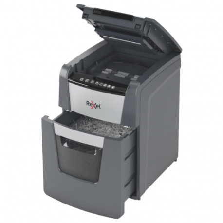 Paberipurustaja Rexel Optimum AutoFeed+ 100XP Ristlõige P4, 34l (Asendab Rexel Auto+ 90X)
