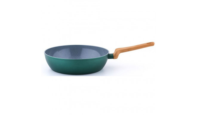 PURE Aluminum Green ceramic deep frypan 28 cm