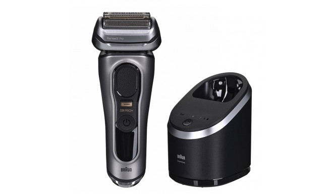 Braun Series 9 Pro+ 9575cc Wet & Dry Foil shaver Trimmer Metallic