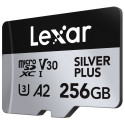 LEXAR MICROSDXC PROFESSIONAL SILVER PLUS UHS-I/U3/A2/4K R205/W150 (V30) 256GB