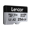 LEXAR MICROSDXC PROFESSIONAL SILVER PLUS UHS-I/U3/A2/4K R205/W150 (V30) 256GB