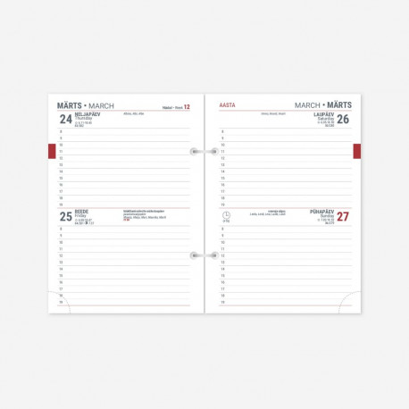 Desk calendar Desk block Duo 2913092000
