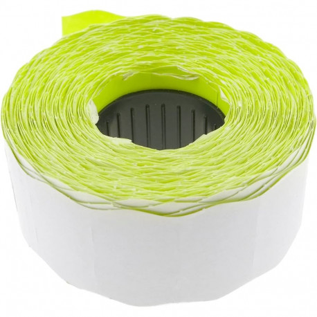 Kleebisetikett hinnapüstolile/hinnapüstolilint BLITZ 26x16mm kollane 1000tk rullis