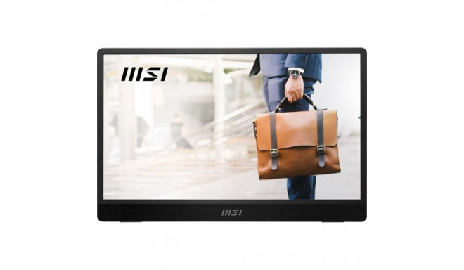 MSI Pro MP161 E2 Portable monitor Black 39.6 cm (15.6&quot;) LED 1920 x 1080 pixels