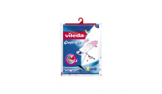 Vileda Comfort Plus Ironing board top cover Cotton, Foam, Polyester, Polyurethane Pink, White