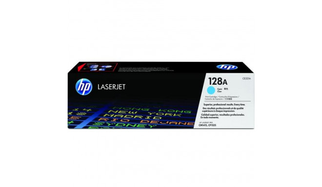 HP 128A Cyan Original LaserJet Toner Cartridge