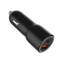 GEMBIRD 2-port USB car fast charger Type-C PD 38W black