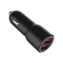 GEMBIRD 2-porti USB auto kiirlaadija QC3.0 36W must