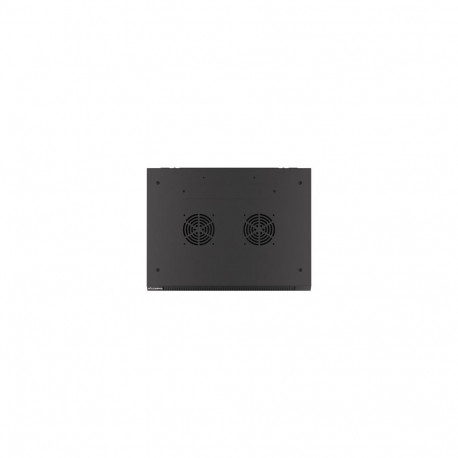 LANBERG seinakapp 19-tolline 12U 600x450 terasest uksed must kokkupandav