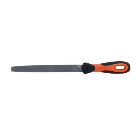 Flat tapered file 8" 200mm bastard cut with handle