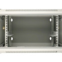 Wall cabinet rack 6U 600x600 gray two sections