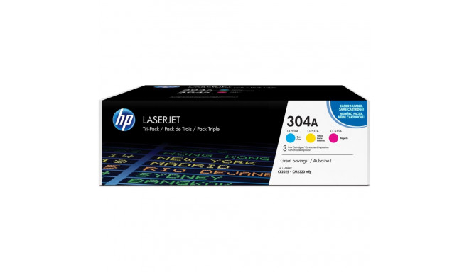 "HP Toner 304A CF372AM Multipack (Cyan/Magenta/Gelb) je 2.800 Seiten"