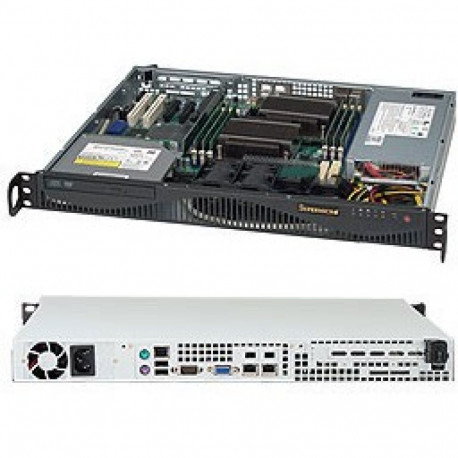 "Supermicro SC512 F-350B1 - Rack - einbaufähig - 1U - ATX"