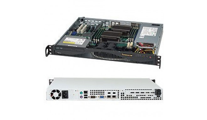 "Supermicro SC512 F-350B1 - Rack - einbaufähig - 1U - ATX"